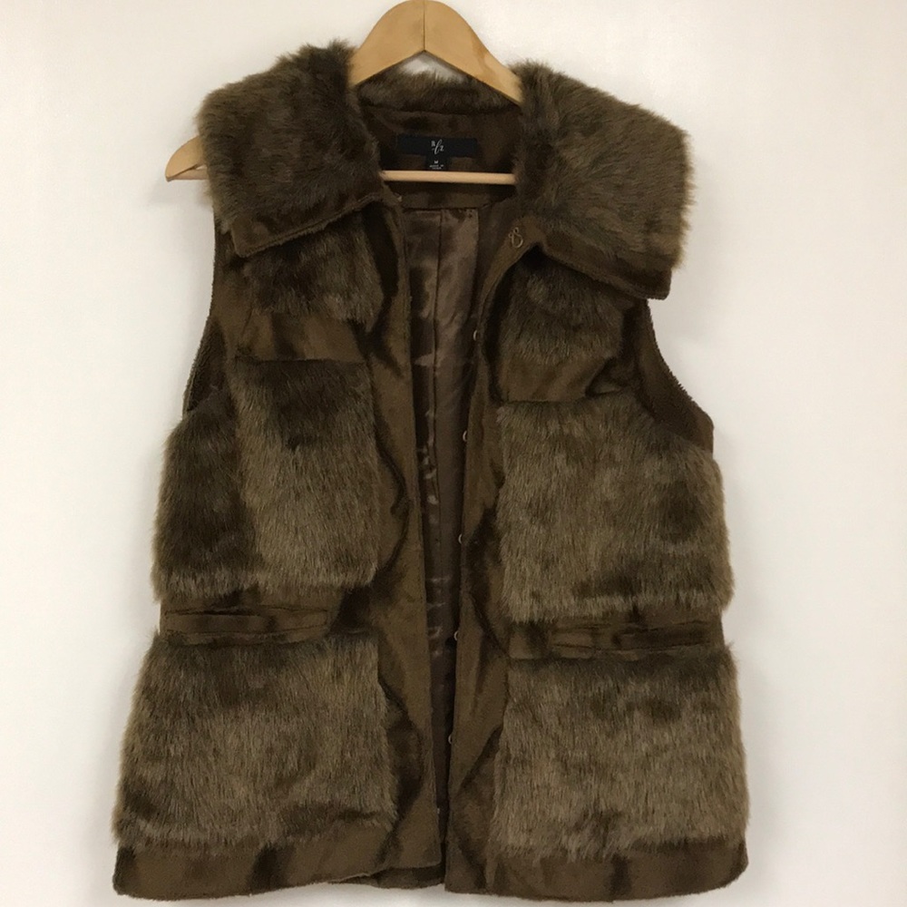 Rachel Zoe Faux Fur Vest